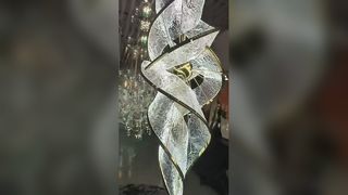 Maßgeschneiderte runde Alabaster-Pendelleuchte im nordischen Stil für Foyer und Treppenhaus