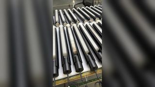 Luxuriöser goldener Glasblatt-Kronleuchter