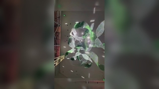 Luxuriöse zeitgenössische, maßgeschneiderte Kronleuchter aus Kristallpalmenblättern