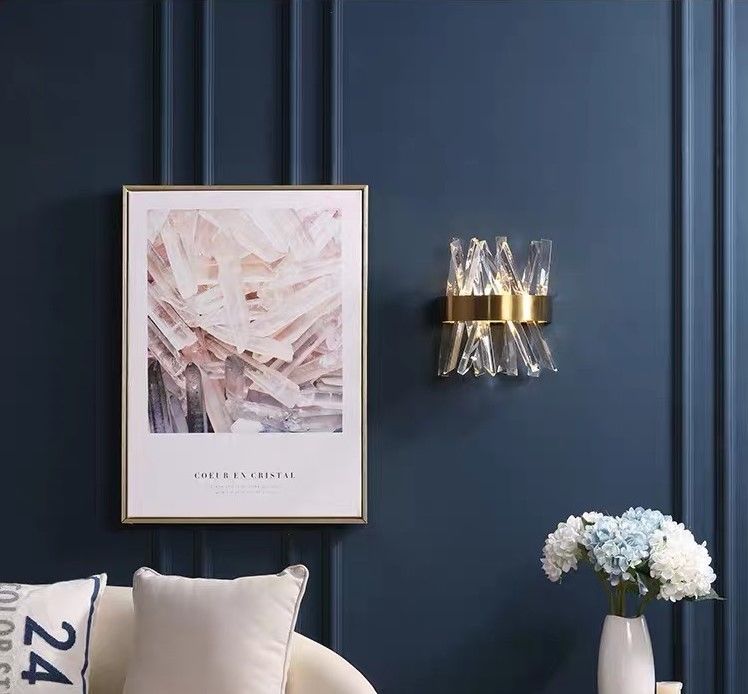 G9 E14 Crystal Modern Wall Lamp 6000K 3000K Gold Crystal Wall Sconce