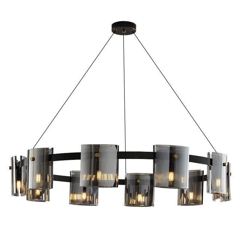 AC240V High Gloss Decorative Lamps Glass Modern Pendant Light ODM