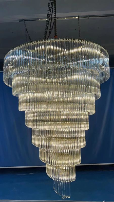 ODM Luxury Pendant Lamp High End Large Foyer Chandelier Durable