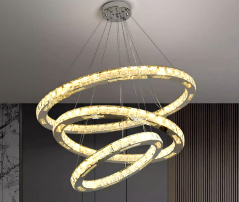 Adjustable Modern Circular Ring Chandelier Dia 50cm / 19.7inch