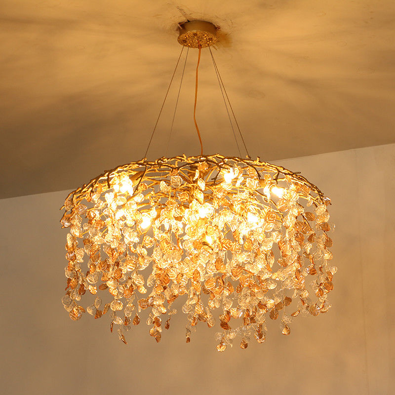 40W Metal Gold Ceiling Luxury Lights For Home Decoration