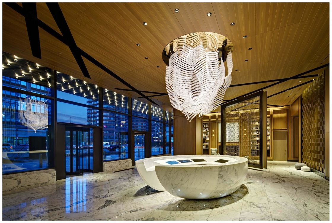 Creative Art Luxury Custom Led Chandelier For Hotel