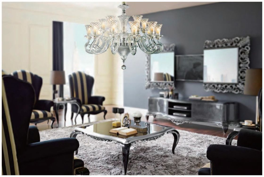 Classical High End European Style Crystal Candle Chandelier 220-240V