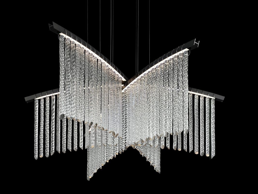 Distinctive Chandelier Custom Chandeliers With Beautiful Curve Shape