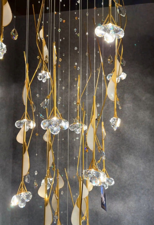Long High Ceilings Chandeliers For Decoration Space