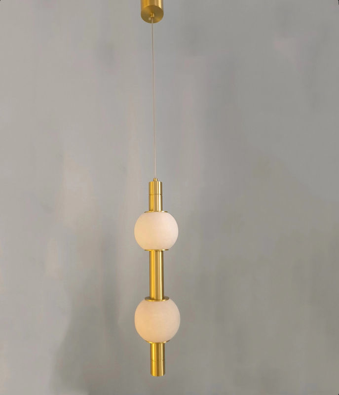 Postmodern Light Luxury Long Strip Dining Room Bedroom Bedside Bar Hotel Home Decorative Chandelier Hanging Lamp