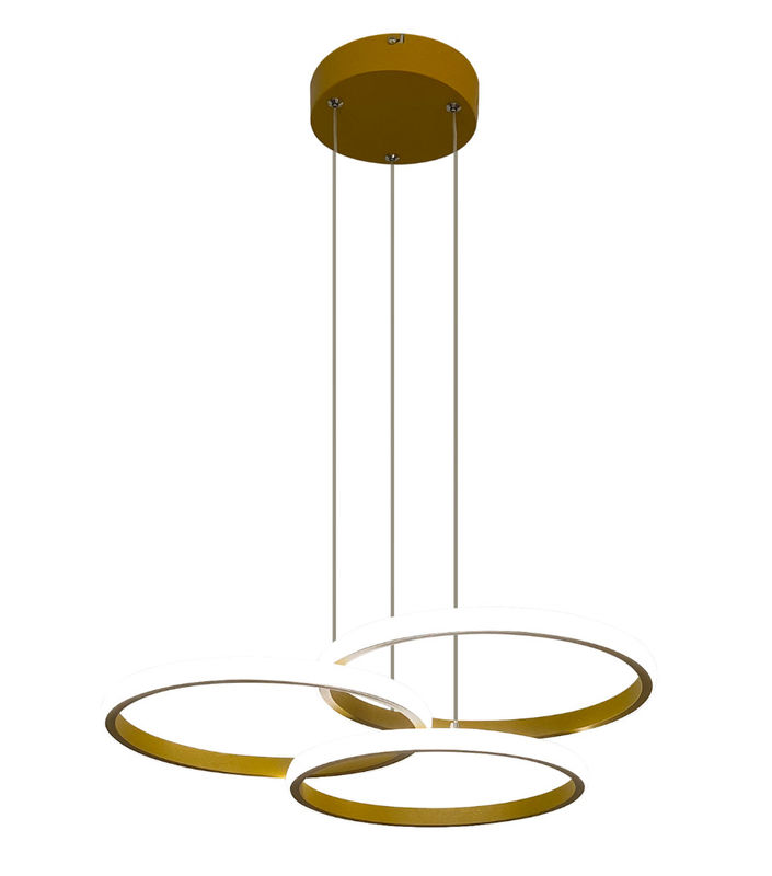 Three-ring Circle Nordic Restaurant Post-modern Simple Bedroom Lamp Circular Dining Room Bar Dining Chandelier