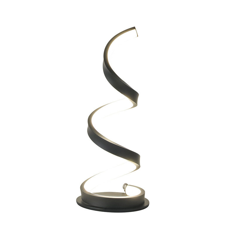 Modern Simple Spiral LED Desk Lamp S Shape Dimmable Touch Control Reading Lamp Bedside Lamp Room Office