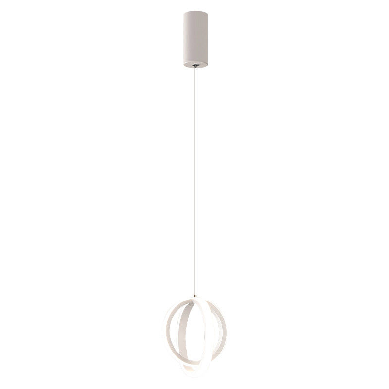 Modern LED Hanging Light Round Pendant Chandelier Light Indoor Industrial Metal Round