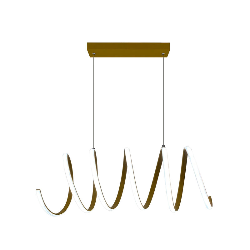 Postmodern Restaurant Chandelier Nordic Wave Shaped Chandelier Exhibition Hall Bar Counter Office Area Indoor Lightingchandelier