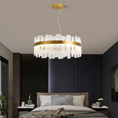 Handgemachtes geknacktes Glas-und Crystal Pendant Lighting Modern Chandelier-Lichter ODM ISO9001