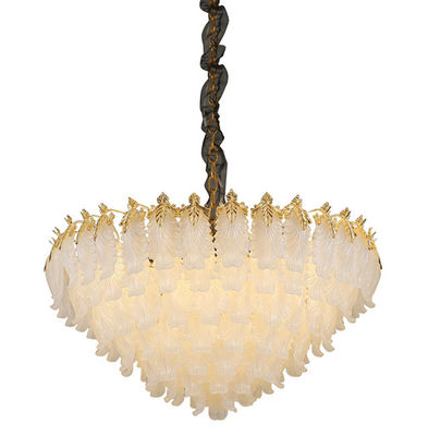 Landhaus-Hotel-Gold Crystal Chandelier Pendant Light L52*H33cm AC85V zu 265V