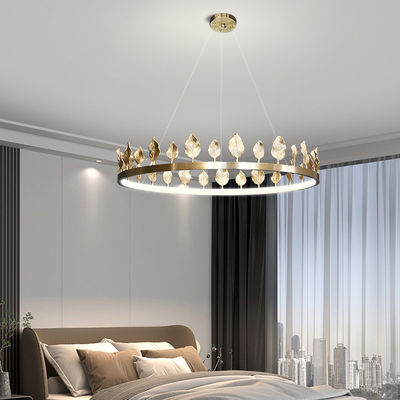 Kupfer-Messingblatt-hängender Leuchter Dia40cm Dia60cm beleuchtet dreifarbigen Antirost