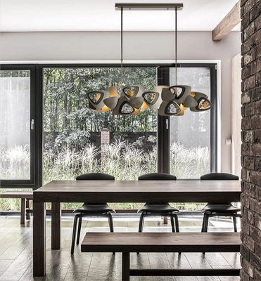 Designer-Ceiling Lights Pendant-Lampenschwarz-Silber G9 LED modernes nicht rostend