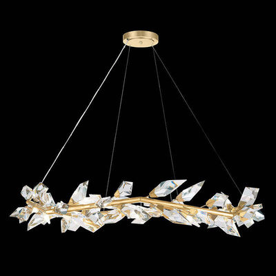 Hohe Helligkeits-Goldwasser lässt Crystal Chandelier Ceiling Light Dimmable fallen