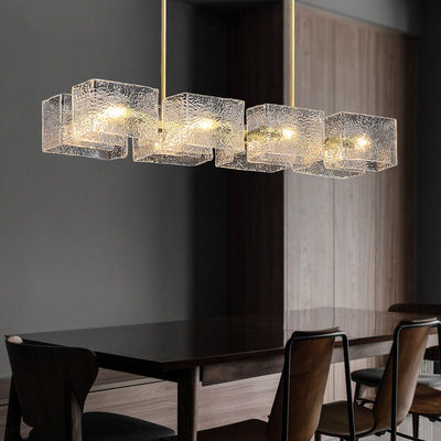 Designer-Decorative Glass Pendant-Licht-Wasser-Kräuselungs-Art 3000k 6000k moderne