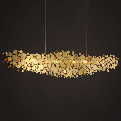 Postmodern kreatives Leuchter-Licht für Gold-Chrome-Ende des Schlafzimmer-6000K 5000K
