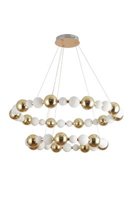 Postmodern modernes Rundschreiben Luxus-Ring Led Chandelier Rustproof