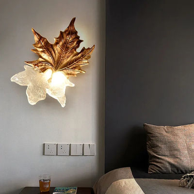 Ahornblatt-zeitgenössische Wand-Leuchter für Wohnzimmer ODM 220V