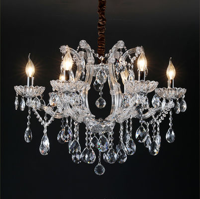 LED E14 Crystal Candle Chandelier 5 der Beförderung zu des Glanzpunkt-10m2