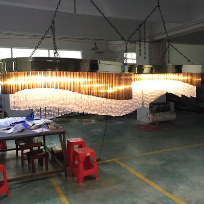 Großformat Outdoor angepasste Projekt Pendant Lampe angepasste Kronleuchter