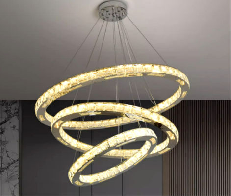 Justierbarer moderner Kreis-Ring Chandelier Dia 50cm/19.7inch