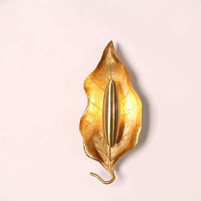 Moderne Blatt-Wandleuchte-zeitgenössische Art-Inneneinrichtungs-Beleuchtung