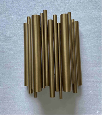 Wand-Leuchter des kreativer Entwurfs-moderne Goldrohr-LED für Wohnzimmer