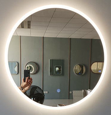 Acrylbadezimmer-Spiegel-Licht der runden-LED für das Kleiden des Bereichs