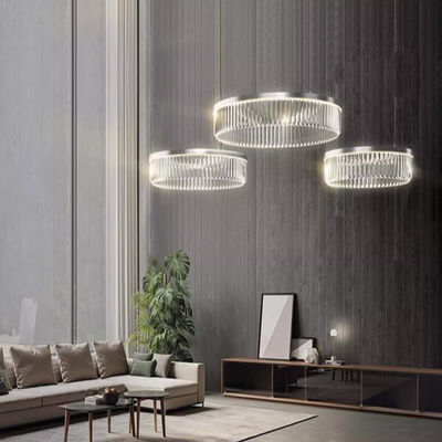LED-Dreifarbiges Licht Modernes Glas Anhänger Kronleuchter Licht 4000K