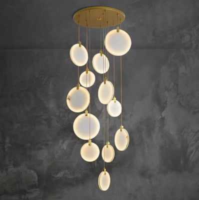 Spanische Moderne Art Design Treppe Hotel Villa Dekoration Gips Deckenlicht Beleuchtung
