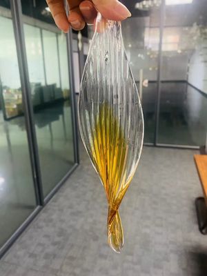 Individuelles Projekt Hotel Lobby Großes Glas Modernes LED-Kronleuchter