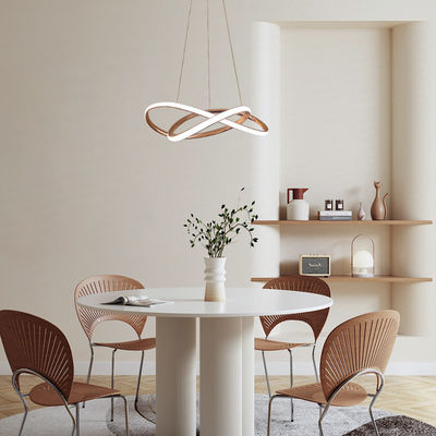 Modernes Design Nordischer Stil Aluminiumlampe Restaurant Lobby 166w Led Leuchterlampe