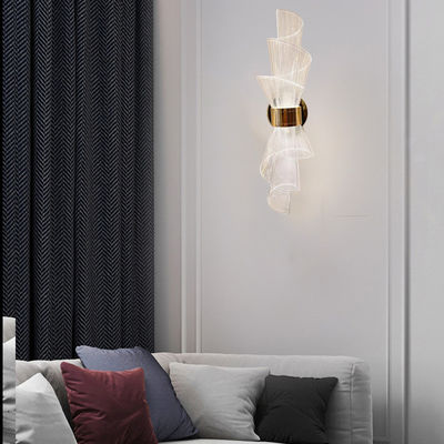 Erweiterter Sinn für eine Fackel Wohnzimmer Hintergrund Wand Acryl Wandlampe Zart und schön Schlafzimmer Bett LED-Wandlichter