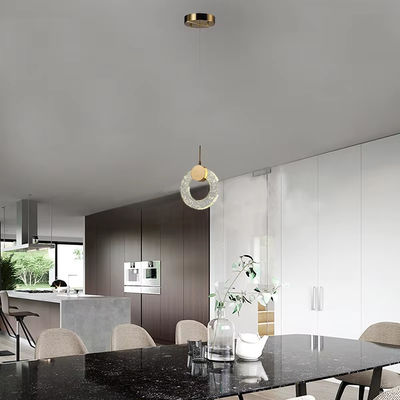 Minimalistisch Leicht Luxus Schlafzimmer Schlafzimmer Leuchter am Bett Rot Hintergrund Wand Kristalllampe Lange Linie Bar Kleines Leuchter Modernes Einfaches