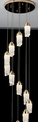 Custom LED Villa Hotel Treppe Hoch Dekor Lampe Moderne Acryl Kronleuchter Anhänger Licht 30000 Stunden Lebensdauer