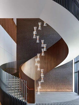 Moderne Duplex Treppenleuchter für individuelle Wohnung und Hotel Lobby Beleuchtung