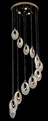 Customized Ultra Long Duplex Home Chandelier Light mit AC 165-265V Eingangsspannung und 50000 Stunden Lebensdauer