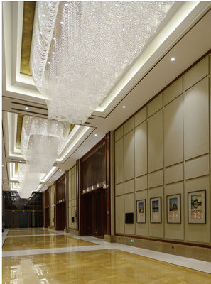 Dekorative Beleuchtung Ballsaal Einkaufszentrum Beleuchtung Hotellobby Großer Kronleuchter Luxus Deckenkristallleuchte