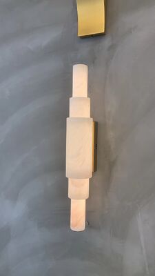 Spanische Naturwolkenstein Luxus modern minimalistisches Wohnzimmer Hintergrund Wandlampe Korridorlampe Bettwand Alabaster Wandlicht