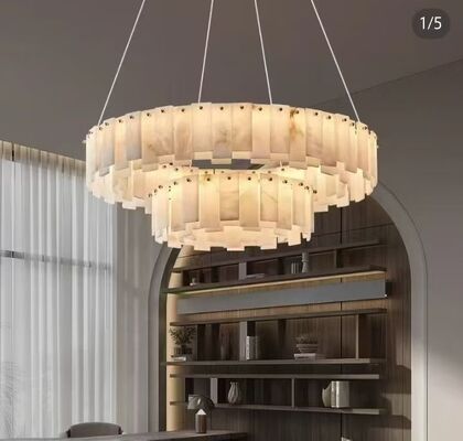Custom Multi-Tier Kristallband Kronleuchter Moderne europäische Kunst Dekoration Bankettsaal Beleuchtung